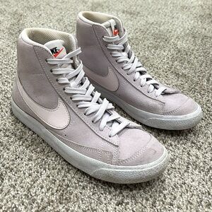 Nike Light Purple High-Top Blazer Sneakers